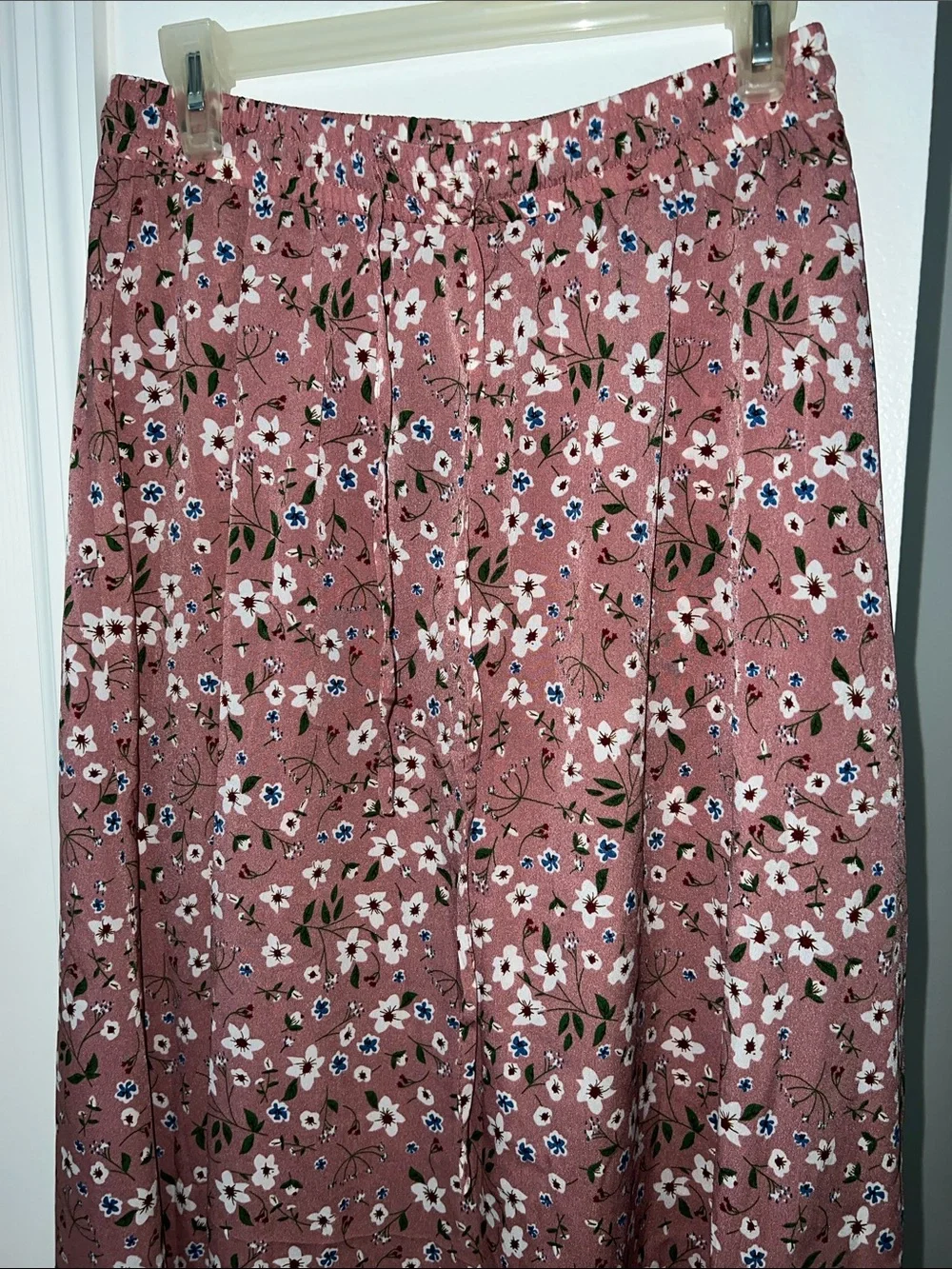 NWOT Floral Maxi Skirt in Dusty Rose - Picture 2 of 2